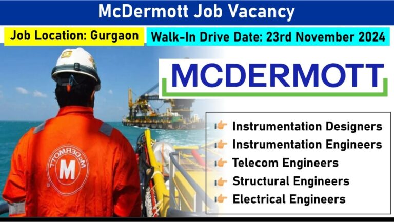 McDermott Job Vacancy