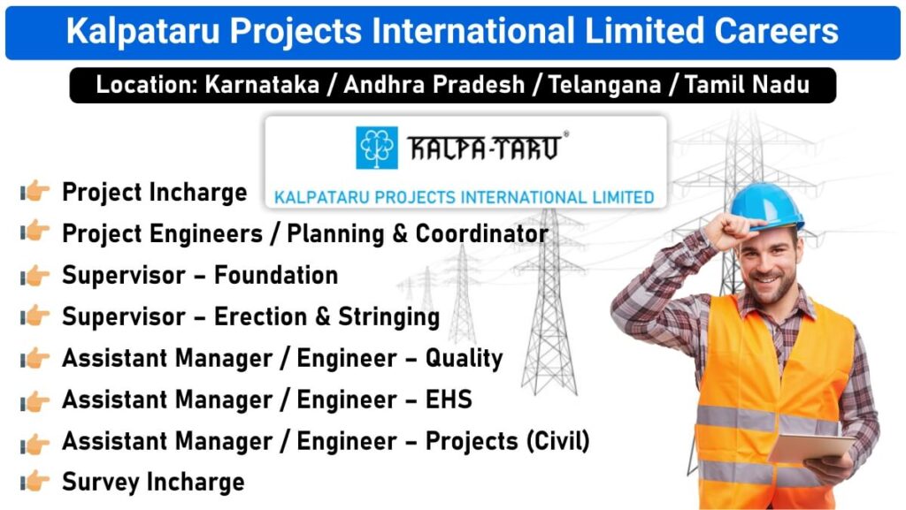 Kalpataru Projects International Limited Careers