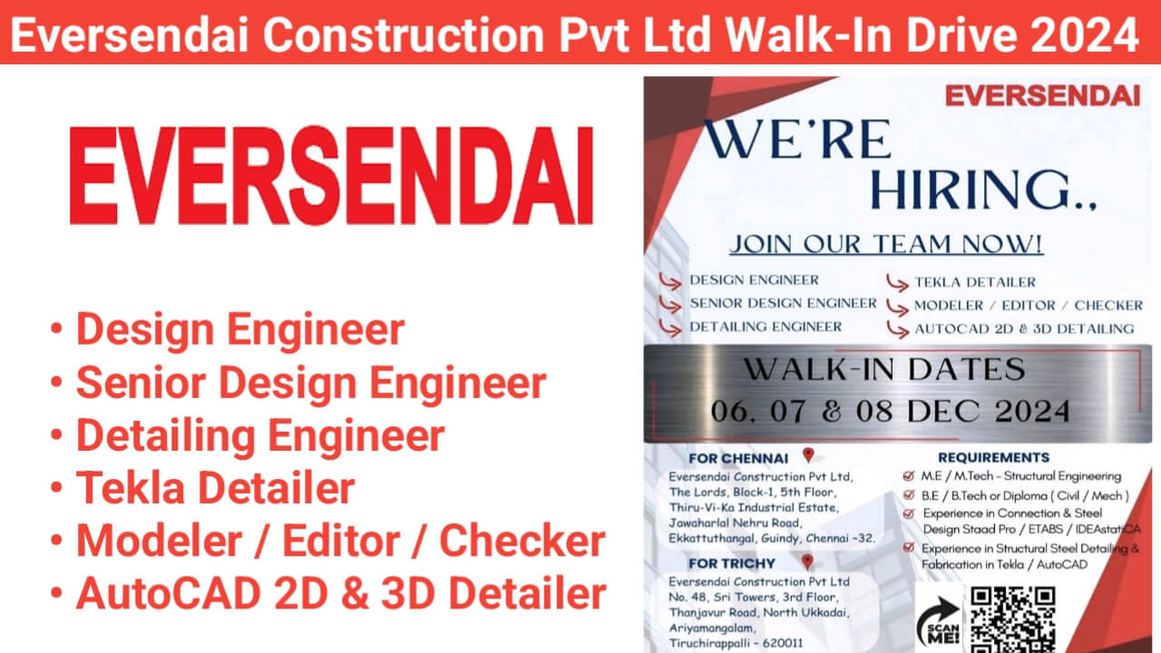 Eversendai Construction Pvt Ltd Walk-In Drive 2024