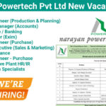 Narayan Powertech Pvt Ltd New Vacancy 2024 | For Mechanical And Electrical Engineer