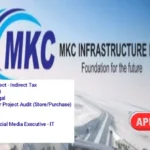 MKC Infrastructure Limited Latest Vacancy 2025 | Location: Head Office, Gandhinagar