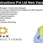 Mfar Constructions Pvt Ltd New Vacancy 2025 | For upcoming projects in Bangalore and Mangalore