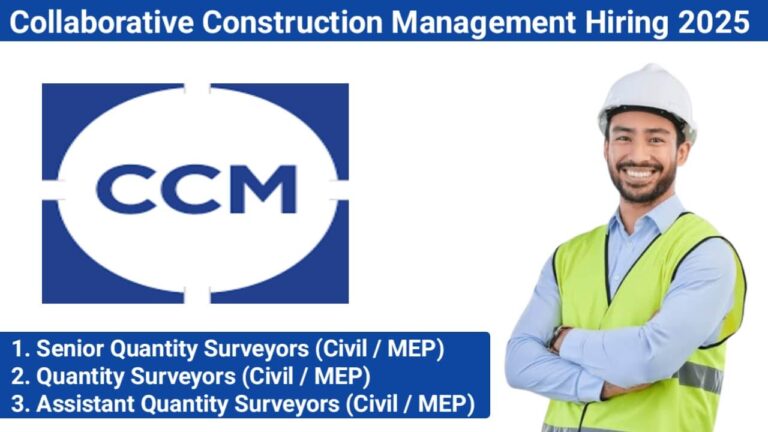 Collaborative Construction Management Hiring 2025 | Locations: Bengaluru, Chennai, Delhi NCR, Mumbai