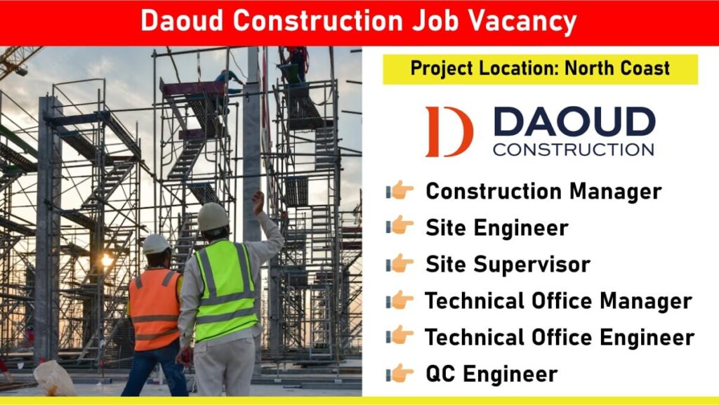 Daoud Construction Job Vacancy