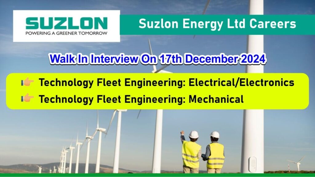 Suzlon Energy Ltd Careers