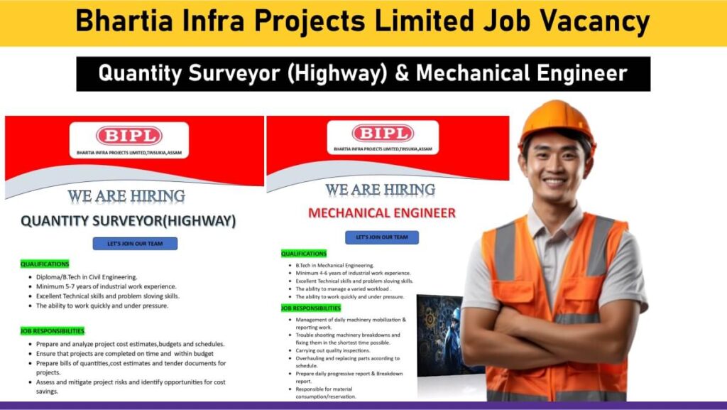 Bhartia Infra Projects Limited Careers