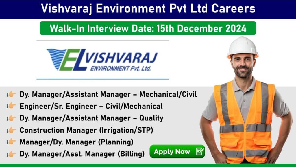 Vishvaraj Environment Pvt Ltd Careers