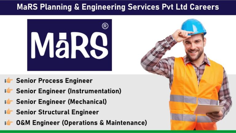 MaRS Planning & Engineering Services Pvt Ltd Careers