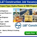 L&T Construction Job Vacancy