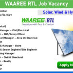 WAAREE RTL Job Vacancy