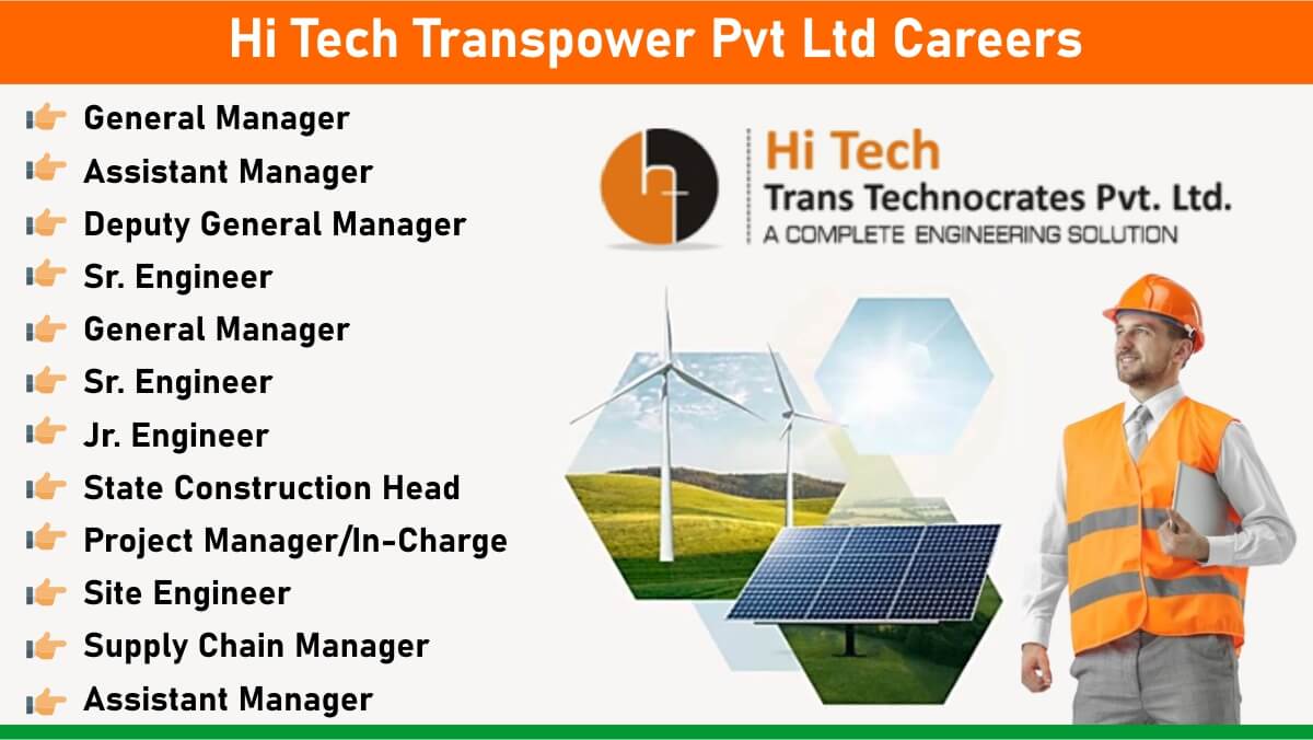 Hi Tech Transpower Pvt Ltd Careers