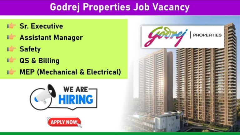 Godrej Properties Job Vacancy