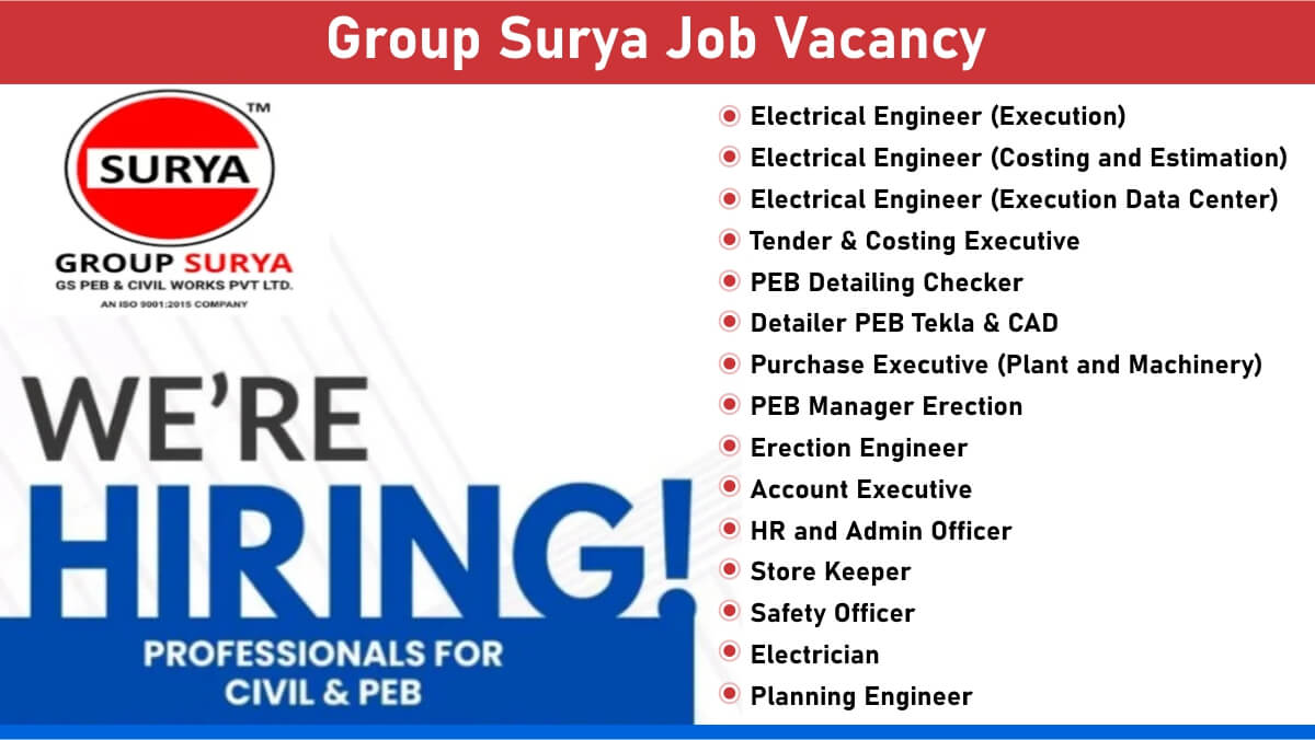 Group Surya Job Vacancy