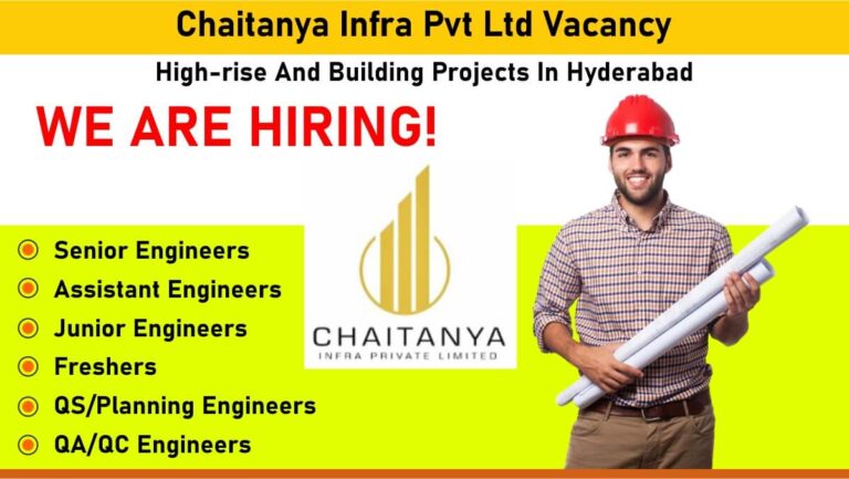 Chaitanya Infra Pvt Ltd Vacancy