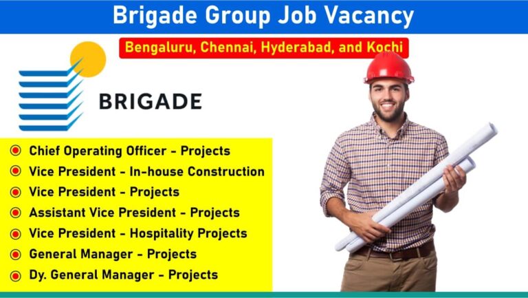 Brigade Group Job Vacancy