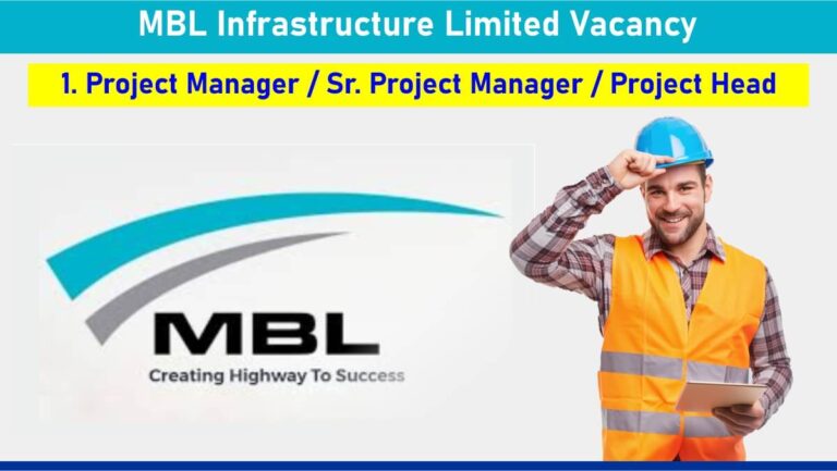 MBL Infrastructure Limited Vacancy