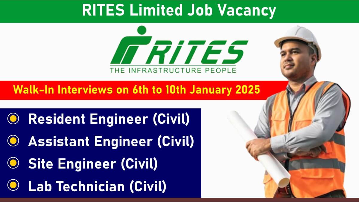 RITES Limited Job Vacancy