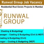 Runwal Group Job Vacancy