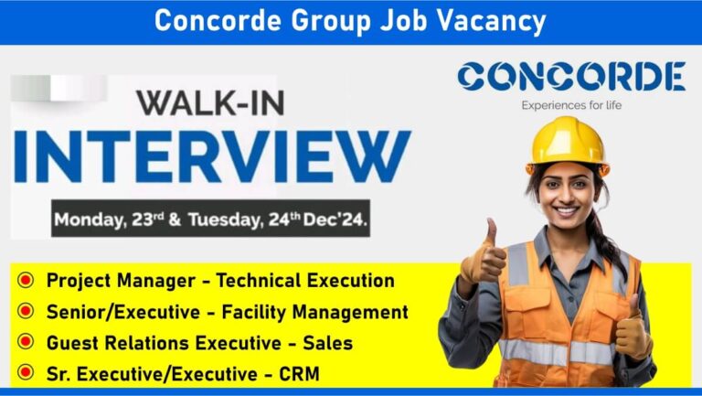 Concorde Group Job Vacancy