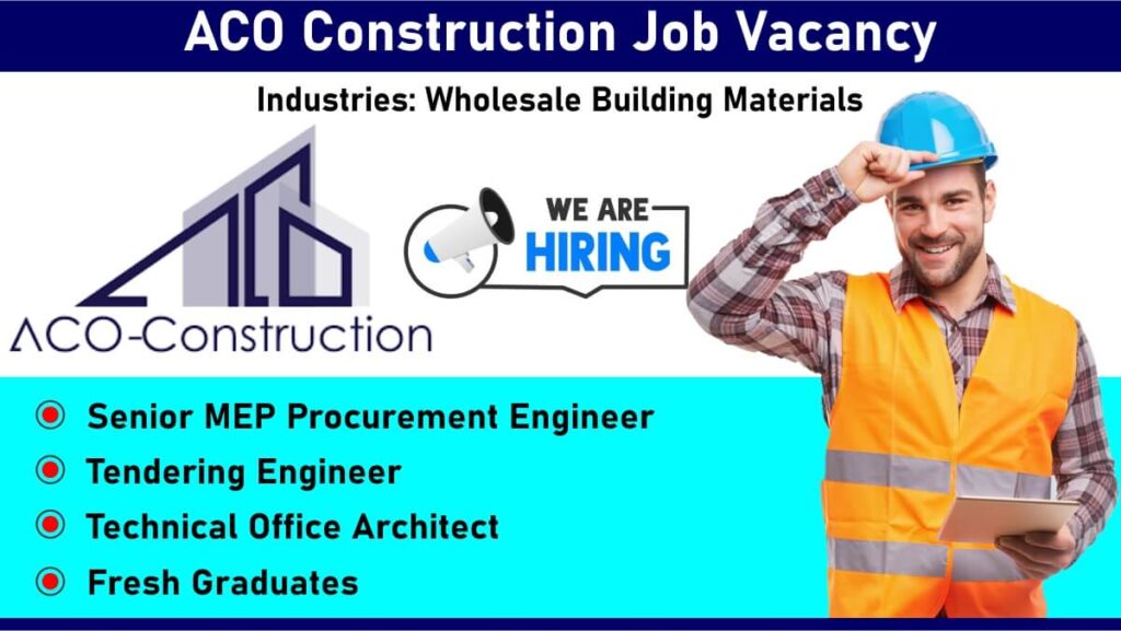 ACO Construction Job Vacancy