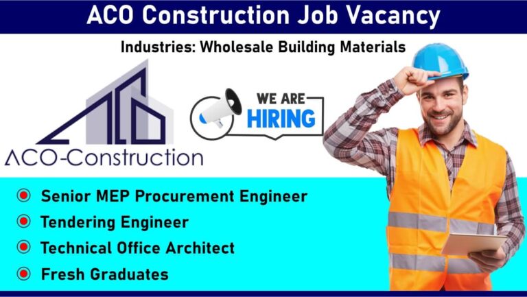 ACO Construction Job Vacancy