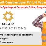 MFAR Constructions Pvt Ltd Vacancy