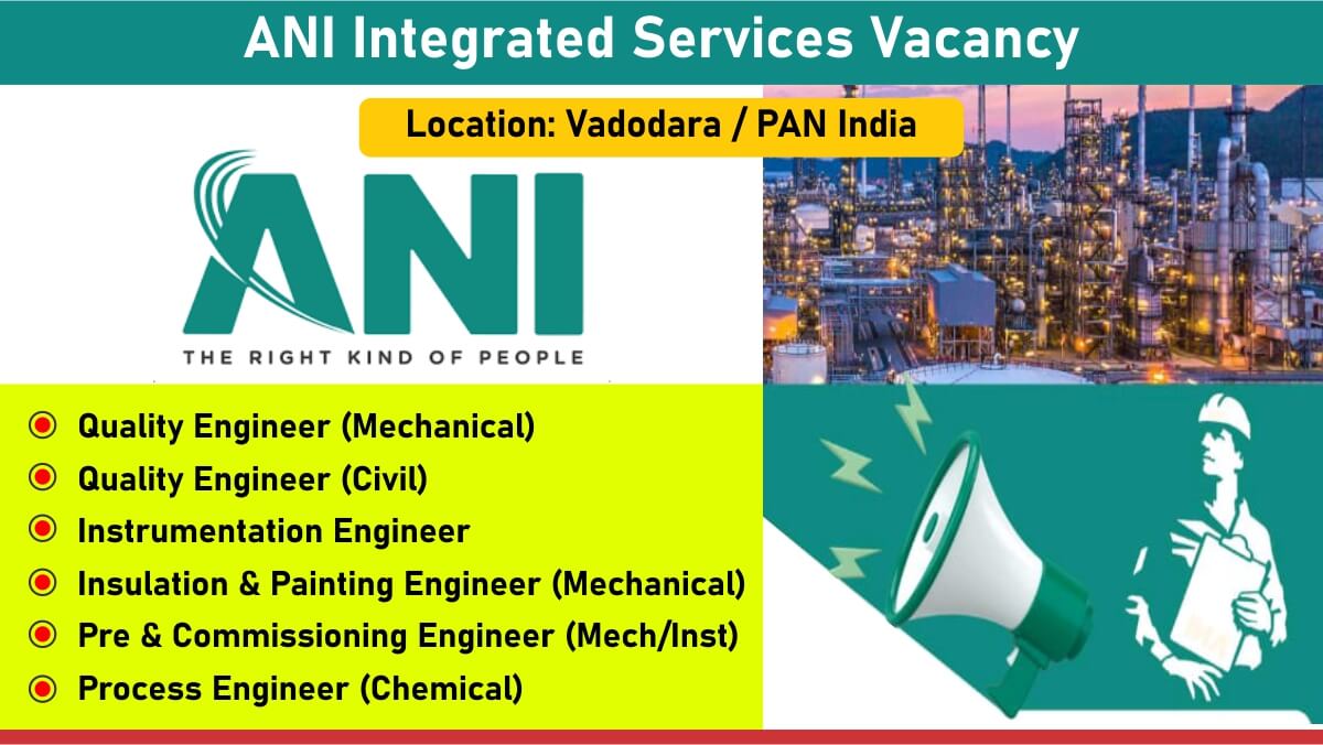 ANI Integrated Services Vacancy