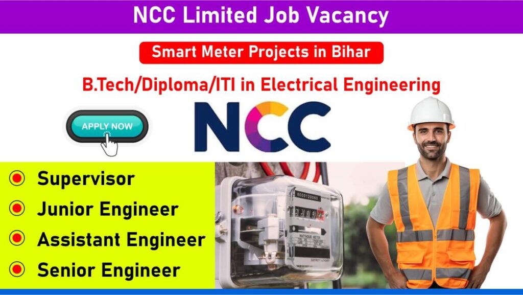 NCC Limited Job Vacancy