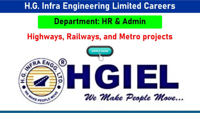 H.G. Infra Engineering Limited Careers