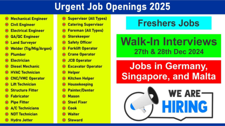 Construction Jobs In Singapore