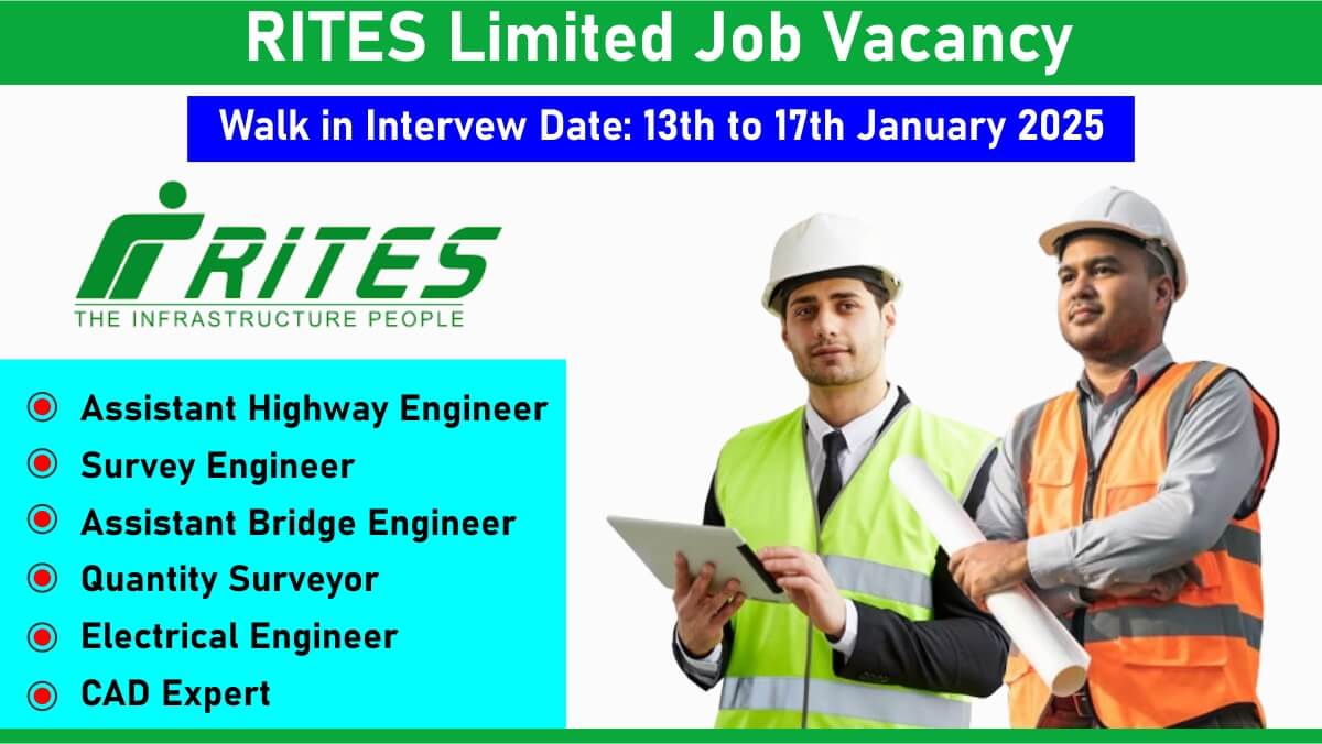 RITES Limited Job Vacancy