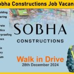 Sobha Constructions Job Vacancy