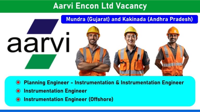 Aarvi Encon Ltd Vacancy