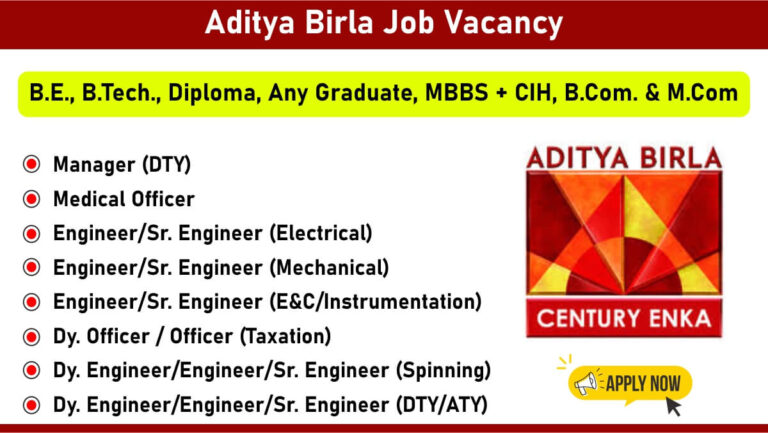 Aditya Birla Job Vacancy