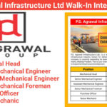 P.D. Agrawal Infrastructure Ltd Walk-In Interview 2025 | Construction Jobs In Madhya Pradesh