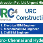 URC Construction Pvt. Ltd Urgent Hiring 2025 | For Chennai and Hyderabad