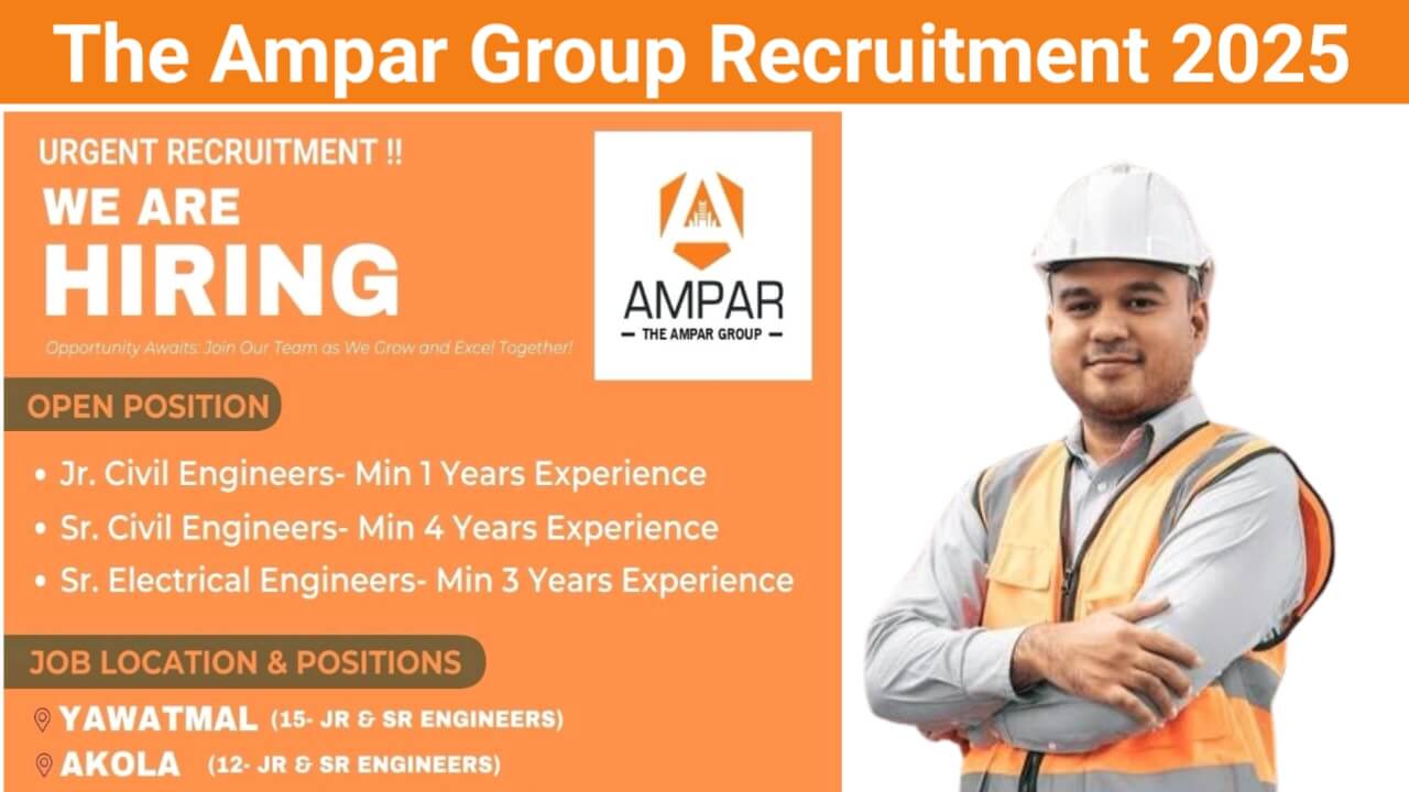 The Ampar Group Recruitment 2025 | Electrical Engineer Jobs Near Me