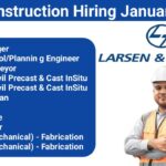 L&T Construction Hiring January 2025 | For Civil, Mechanical, Electrical Engineer