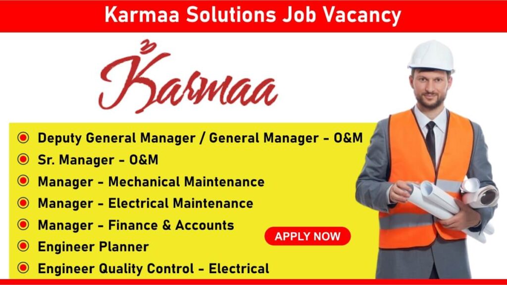 Karmaa Solutions Job Vacancy