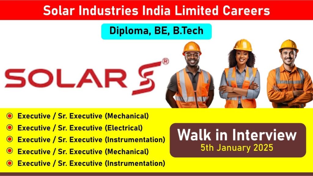 Solar Industries India Limited Careers