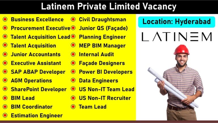 Latinem Private Limited Vacancy