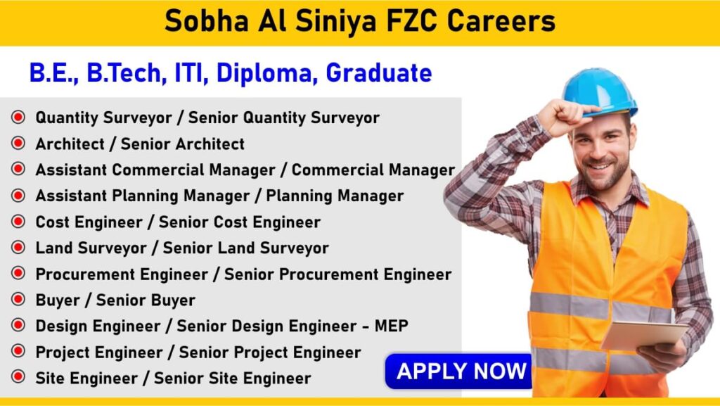 Sobha Al Siniya FZC Careers