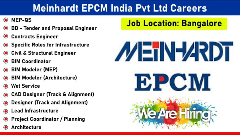 Meinhardt EPCM India Pvt Ltd Careers