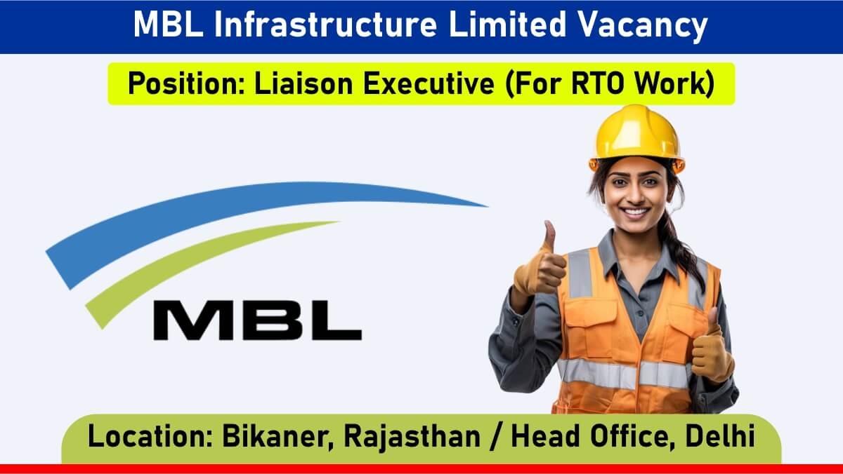 MBL Infrastructure Limited Vacancy