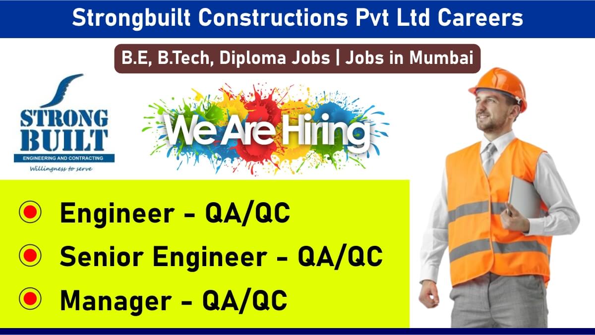 Strongbuilt Constructions Pvt Ltd Careers