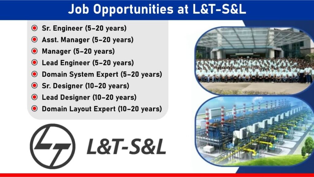 Job Opportunities at L&T-S&L