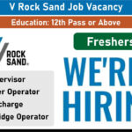 V Rock Sand Job Vacancy