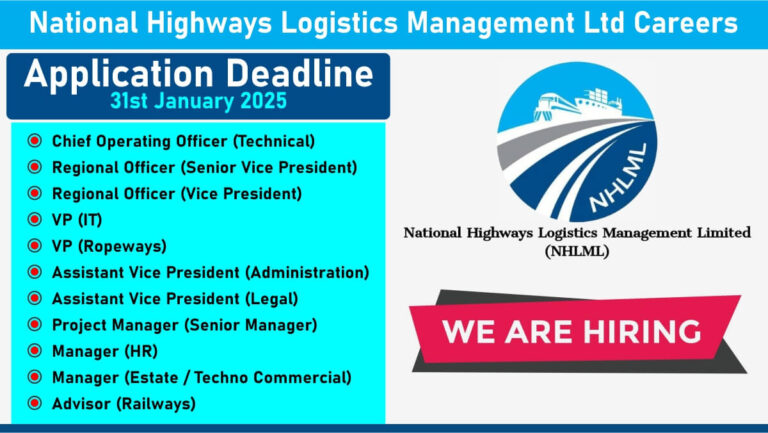 National Highways Logistics Management Ltd Careers