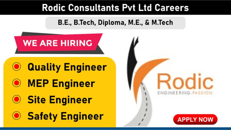 Rodic Consultants Pvt Ltd Careers