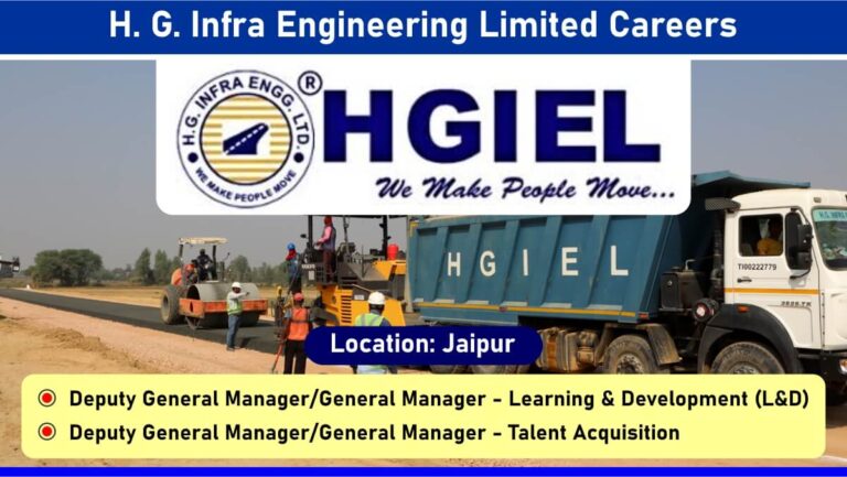 H. G. Infra Engineering Limited Careers